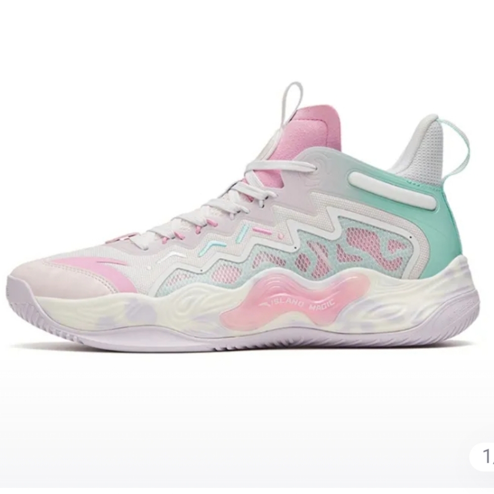 Anta ANTA Basketball Shoes Low-top Pink